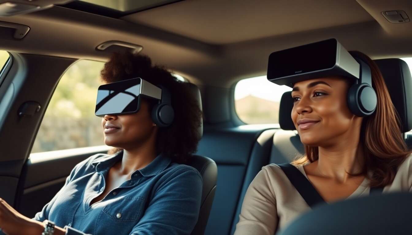 Avantages des moniteurs d'appuie-tête pour les passagers