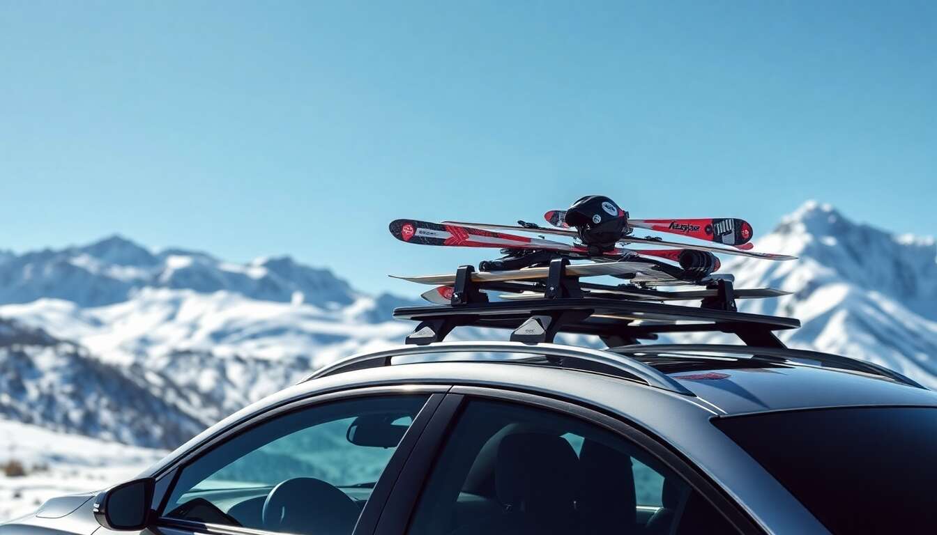 Le porte-skis sur barres de toit : un choix polyvalent Le porte-skis sur barres de toit : un choix polyvalent