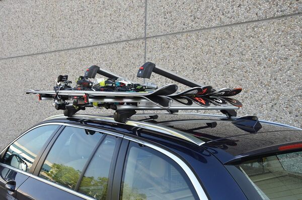 Menabo 8003168191421 Ice Porte Skis, Argent