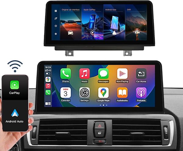 AUTOABC Radio multimédia sans fil Carplay/Android Auto 10,25
