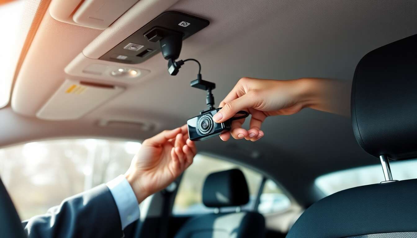 Brancher votre dashcam à l'alimentation du véhicule