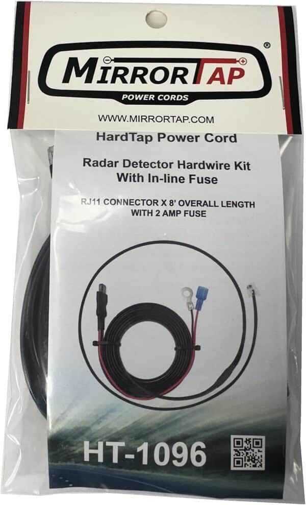 Hardtap Fil dur kit, détecteur de radar, cordon d'alimentation avec fusible Inline, RJ11