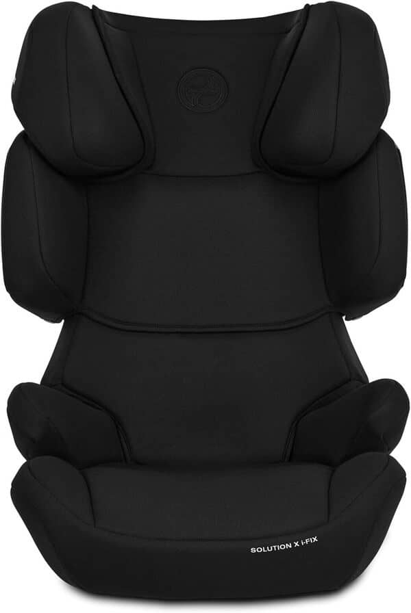 CYBEX Silver Siège-Auto pour Enfants Solution X i-Fix, pour les voitures avec et sans ISOFIX, De 3 à 12 ans env. (100 - 150 cm), de 15 à 50 kg env., Pure Black