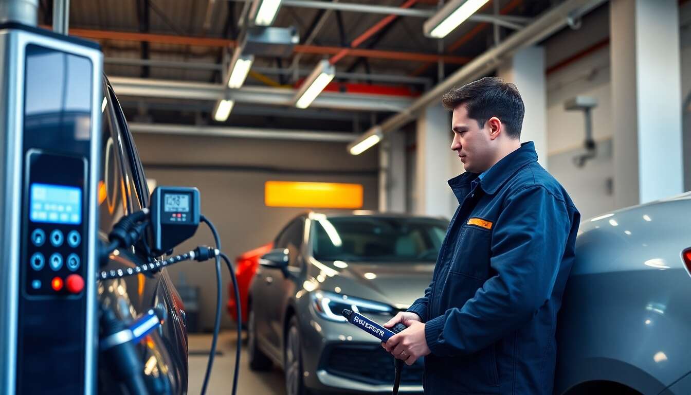 Technologie au service de l'entretien automobile: le cas des chargeurs de batterie