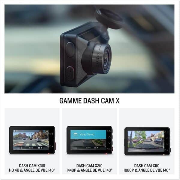 Garmin Dash Cam X310 - Appareil Miniature avec vidéo 4K