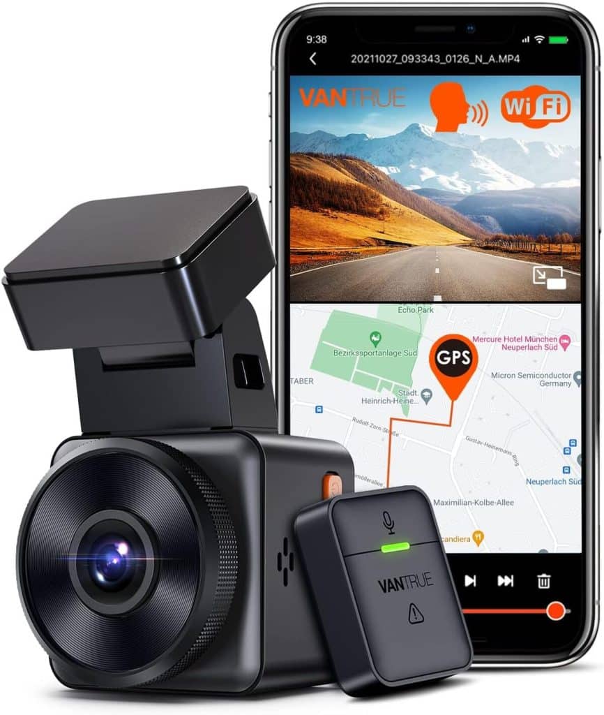 Test de la mini dashcam Vantrue E1 : efficacité et performance