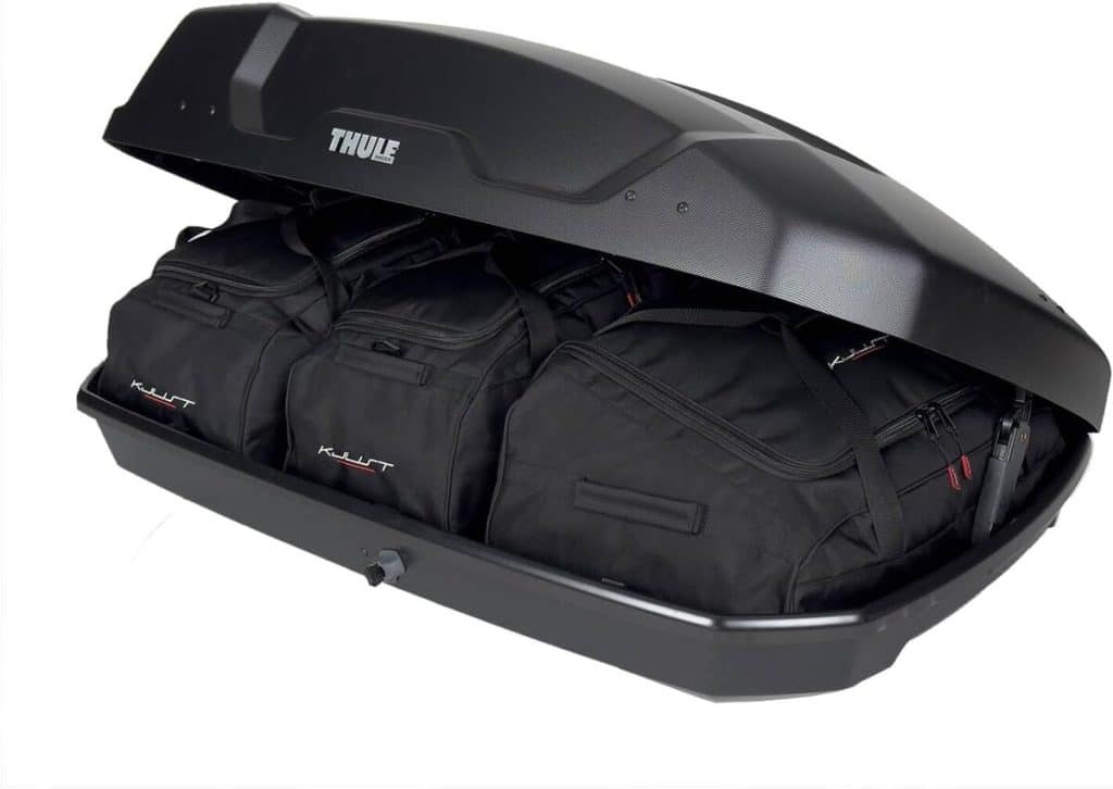 Test du set de sacs Kjust pour coffre Thule Force XT S