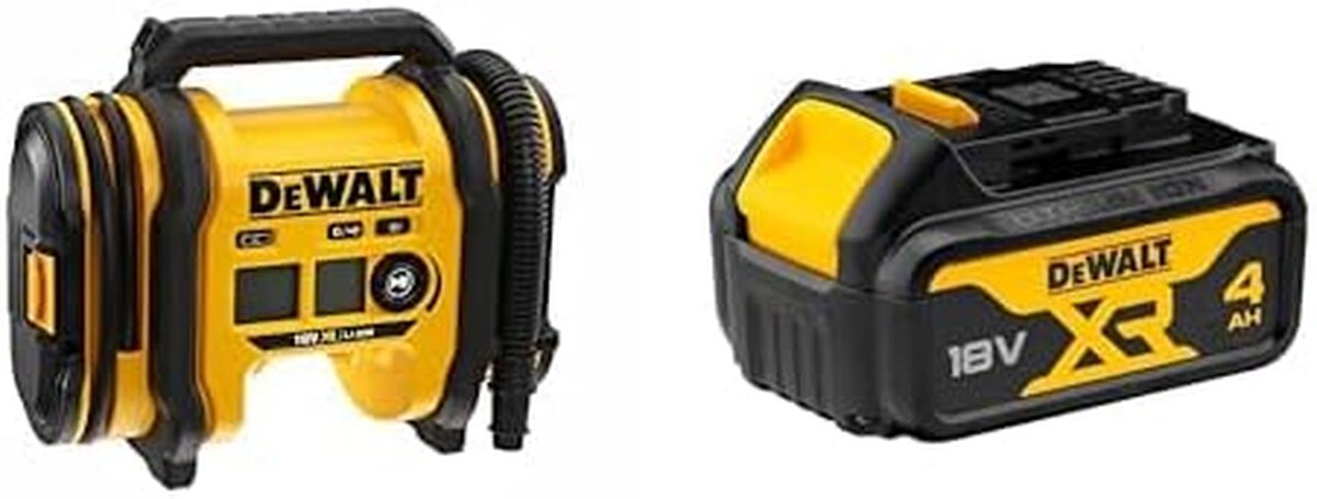 Test : gonfleur XR 18V Dewalt DCC018N-XJ sans fil avec LED