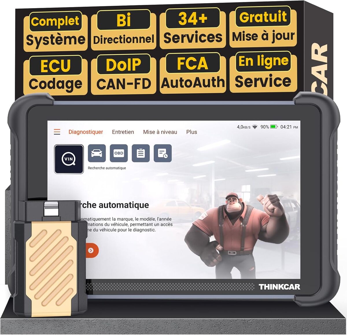 Test thinkcar TK689BT : valise diagnostic auto complète