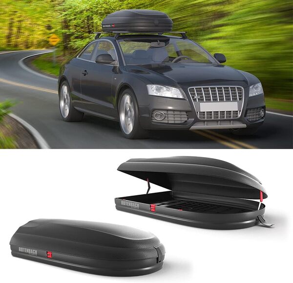 Rotenbach Coffre de Toit, Noir, 320 litres