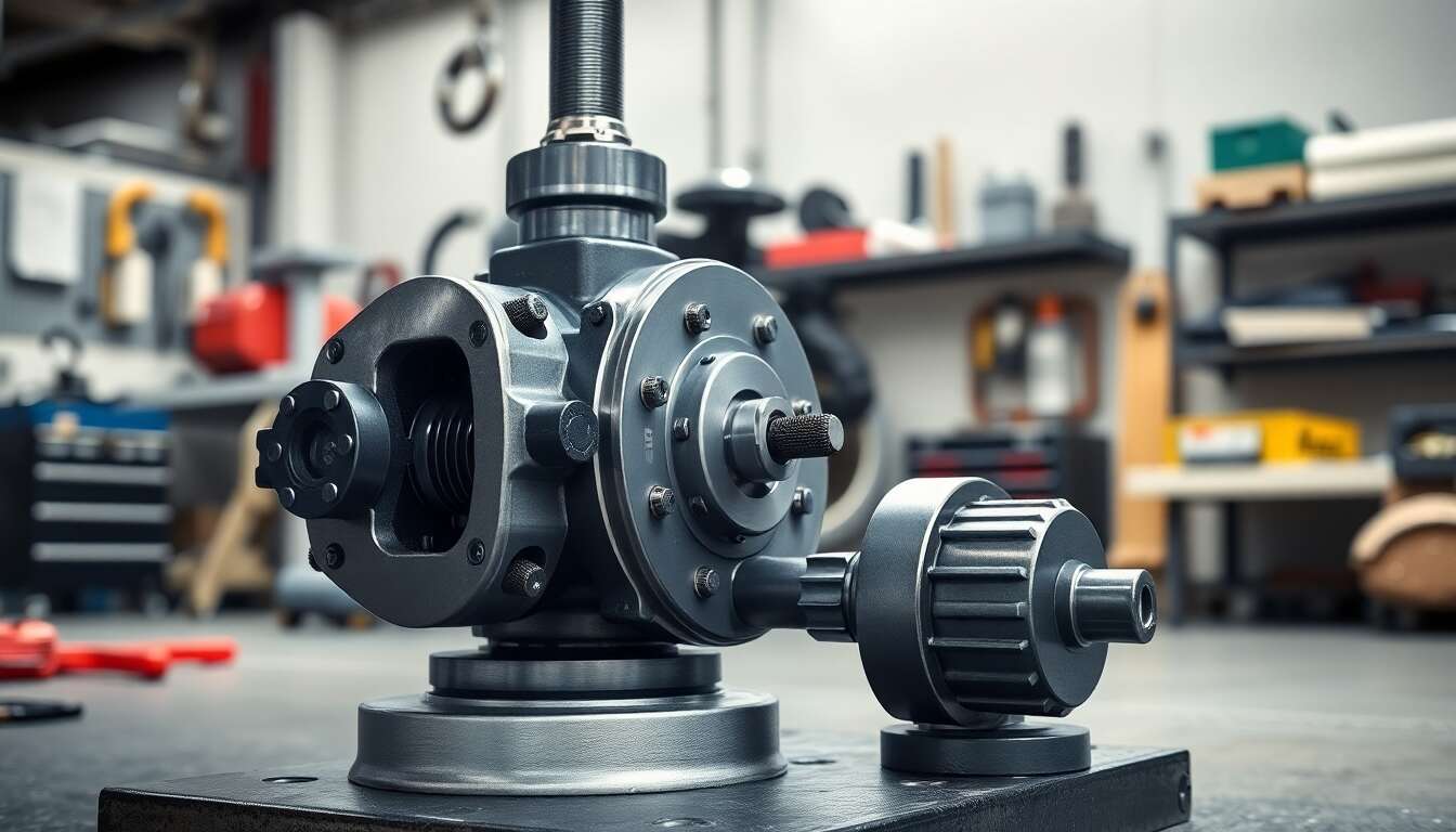 Fonctionnement des crics hydrauliques rotatifs