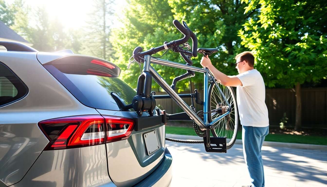 Installation correcte et sécurisation du porte-vélos