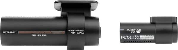 BlackVue DR970X-2CH Plus | 4K UHD Cloud-Dashcam | LTE Via Le Module CM100 LTE en Option… (Micro SD64Go) (64GB)