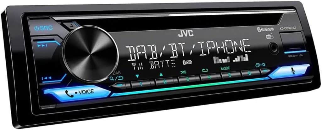Test : autoradio JVC KD-DB922BT, connectivité complète