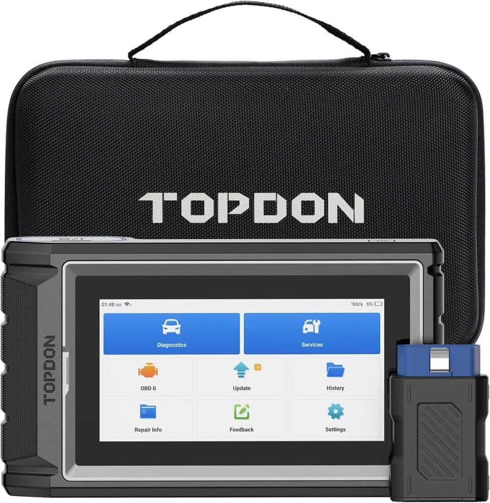 Test de la valise diagnostic auto TOPDON AD800BT : performance et réinitialisations complètes