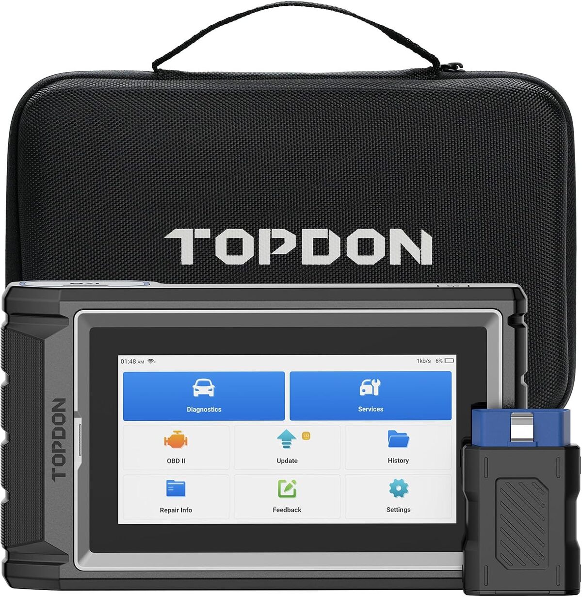 Test de la valise diagnostic auto TOPDON AD800BT : performance et réinitialisations complètes