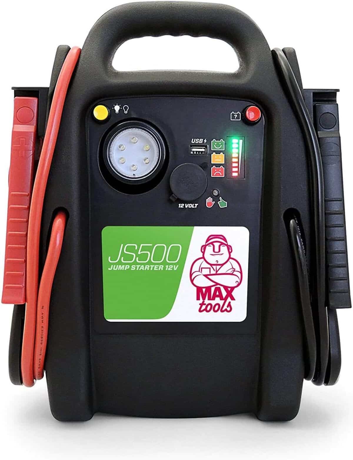 Test du démarreur MAXTOOLS JS500 : efficacité 2200 A et polyvalence