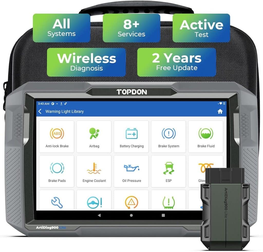 Test du lecteur de code auto TOPDON ArtiDiag900 Lite : diagnostic OBD2 performant et complet