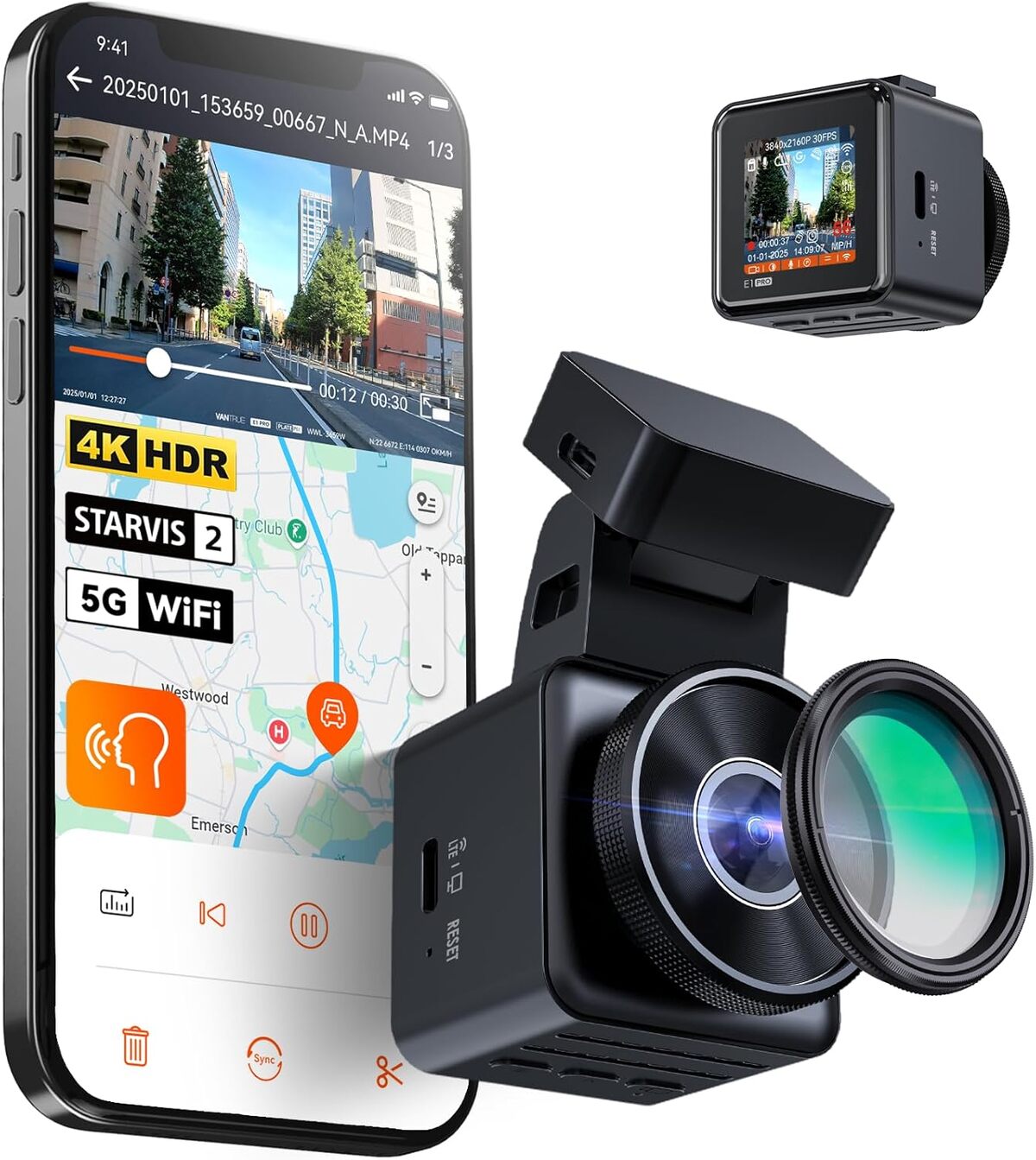 Test : vantrue E1 Pro, la dashcam 4K HDR par excellence