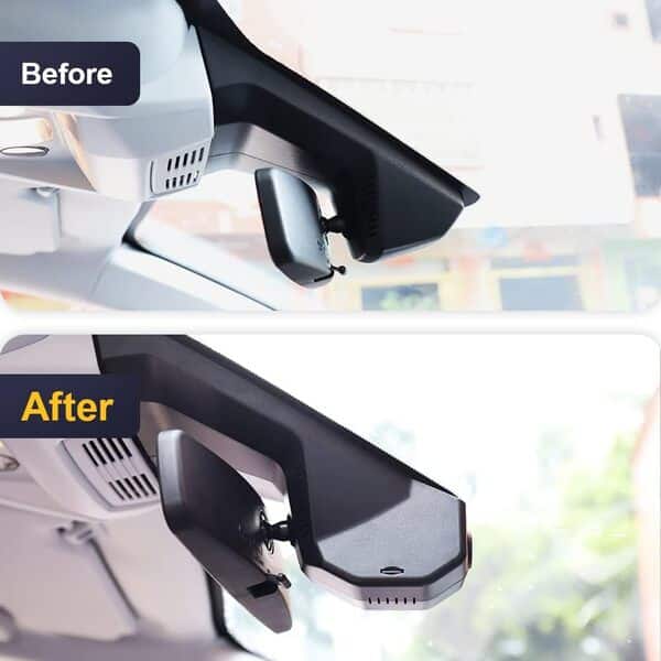 FITCAMX Caméra de Voiture 2160P Convient pour Peugeot 3008/5008/CITROËN Aircross C5/Ds7Crossback/DS7 Crossback ETENSE, Dashcam Voiture 4k WiFi, Vision Nocturne, G-Senseur, Mode Parking, 64 Go Carte