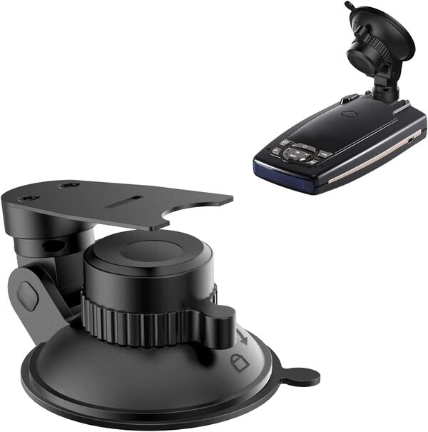 Support pour détecteur de radar de voiture, support à ventouse, pour pare-brise et tableau de bord, pour passeport d'escorte, détecteur de radar Beltronics Vector Rocky Mountain Phantom-T