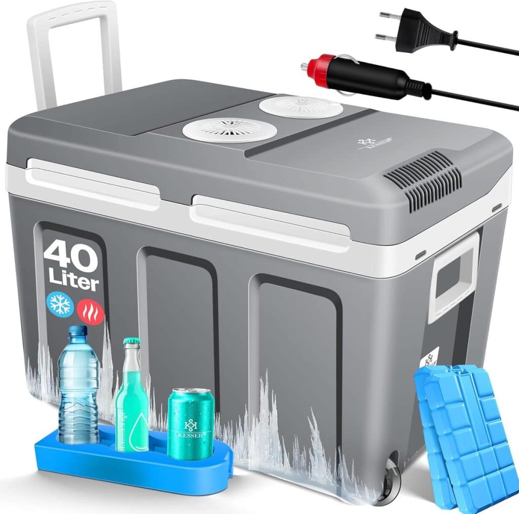 Test de la glacière à roulettes Kesser® 40L