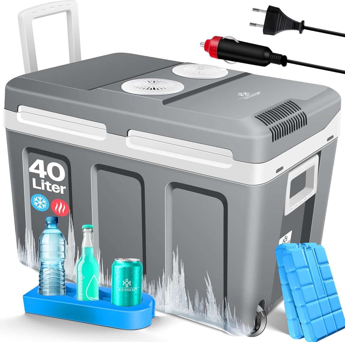 Test de la glacière à roulettes Kesser® 40L