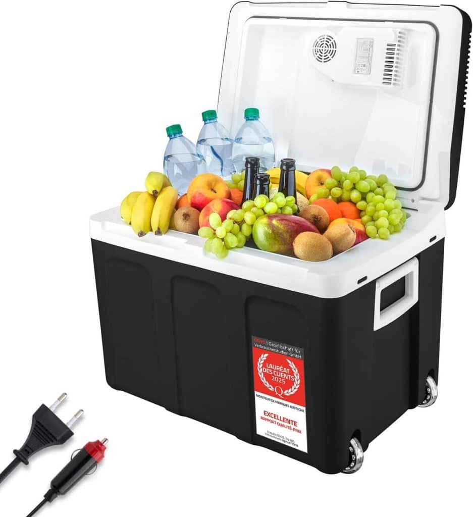 Test de la glacière TZS First Austria 45L avec roulettes