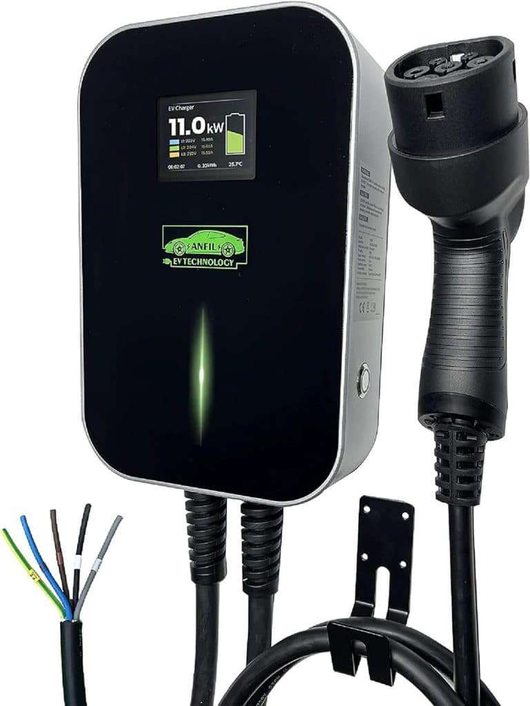 Test de la station de charge triphasée Anfil 11kW : performance et rapidité