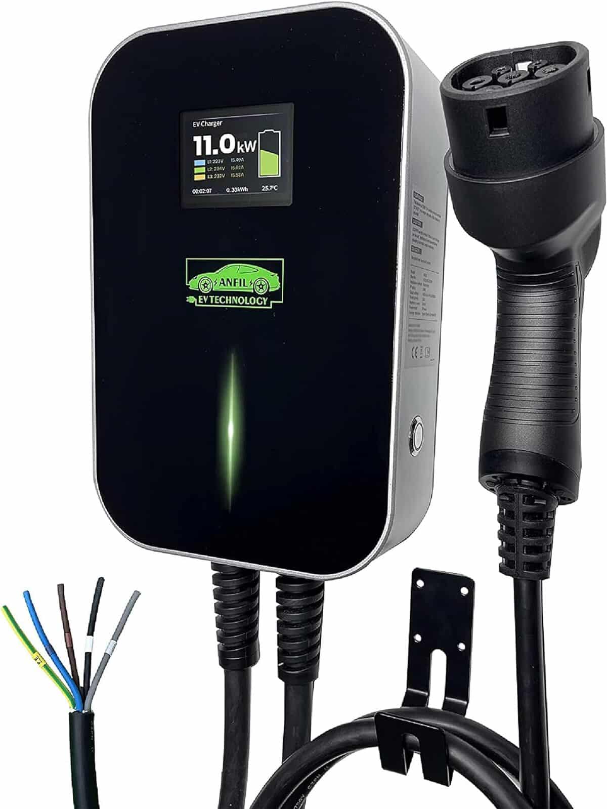 Test de la station de charge triphasée Anfil 11kW : performance et rapidité