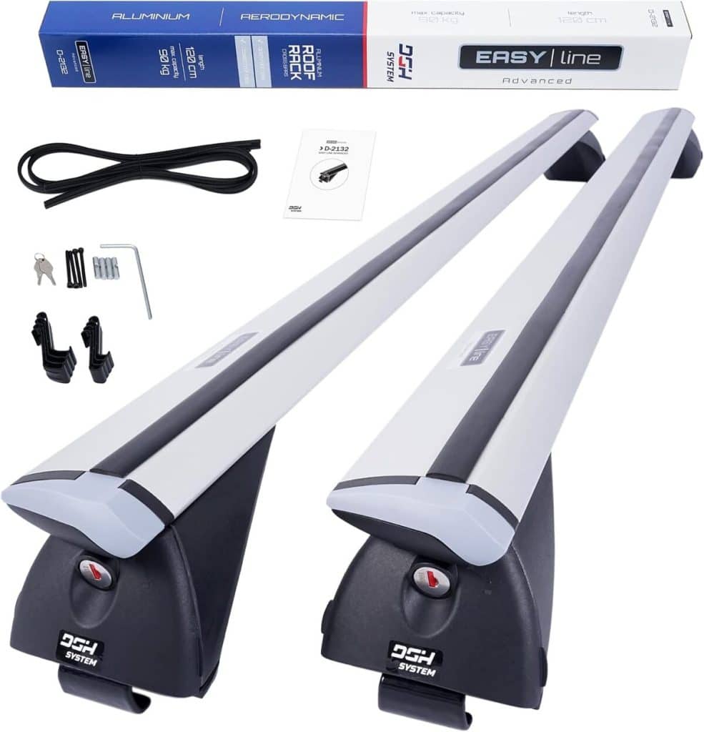 Test des barres de toit Dgh System Easy Line Advanced 120 cm pour Peugeot 3008