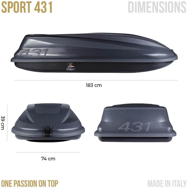 CAM Coffre de Toit Sport 431