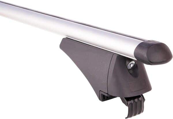 Summit SUM-004 Paire de Barres de Toit verrouillables en Aluminium pour Voiture avec Rails encastrés - 1,2 m