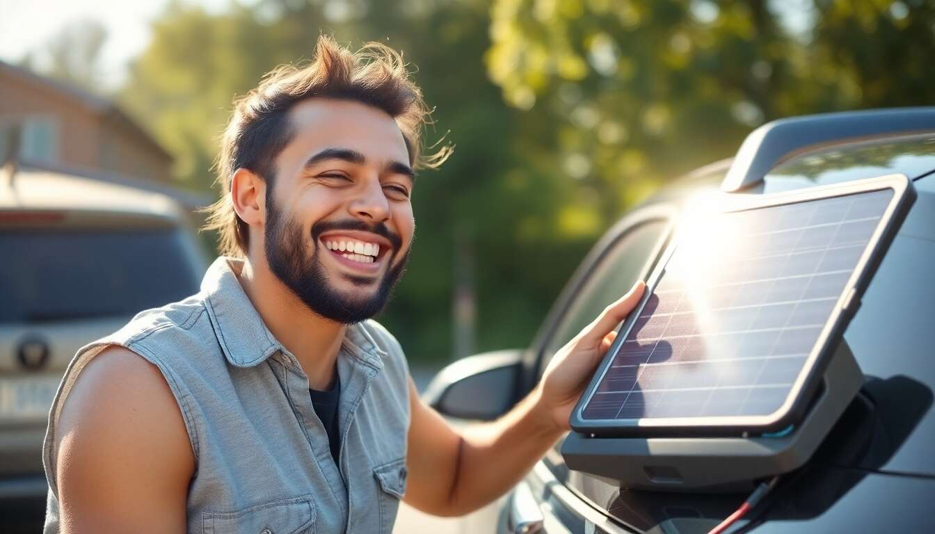Comparatif des chargeurs de batterie solaires pour voiture
