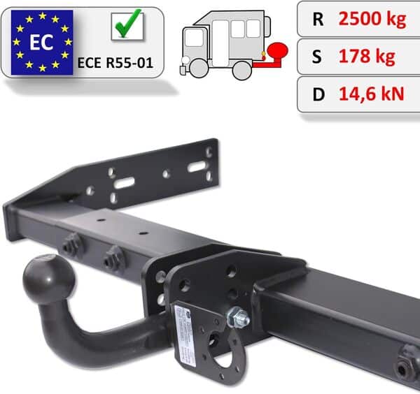 Attelage de remorque universel variable - pour campeur, camping-car, caravane, tombereau, un camione, voiture de livraison