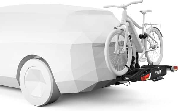 Thule EasyFold XT Porte-Vélos, Porte-Vélos sur Attelage Black/Aluminum 2 bikes