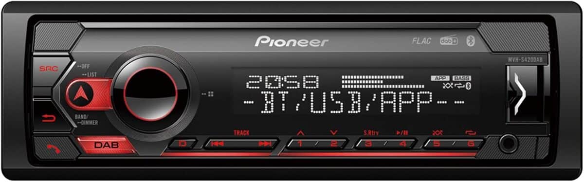 Test : autoradio Pioneer MVH-S420DAB avec Bluetooth et DAB+