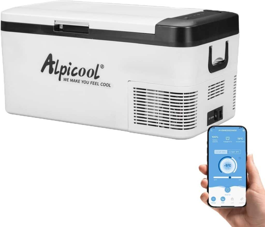 Test de la glacière électrique Alpicool K18 : performance portable et polyvalence