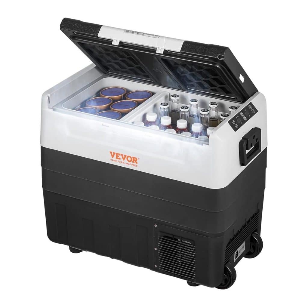 Test de la glacière électrique Vevor 55 L : performance maximale pour l'aventure