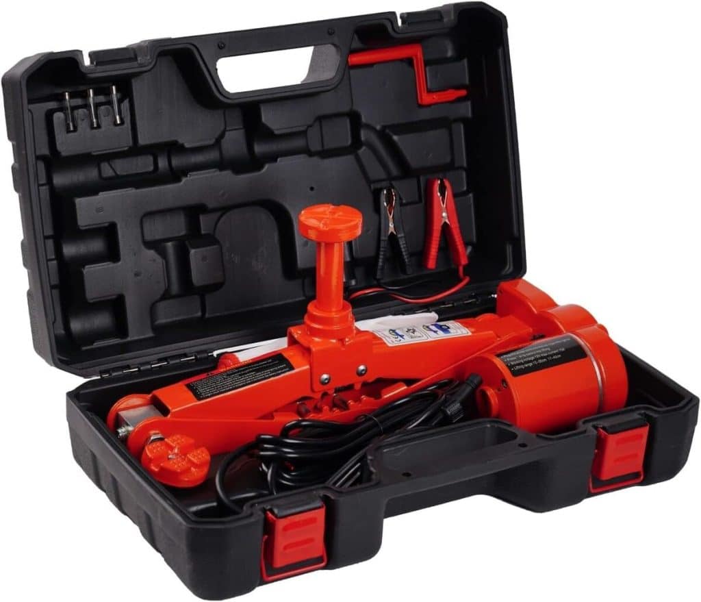 Test du cric électrique ROGTZ 12 V 3 tonnes