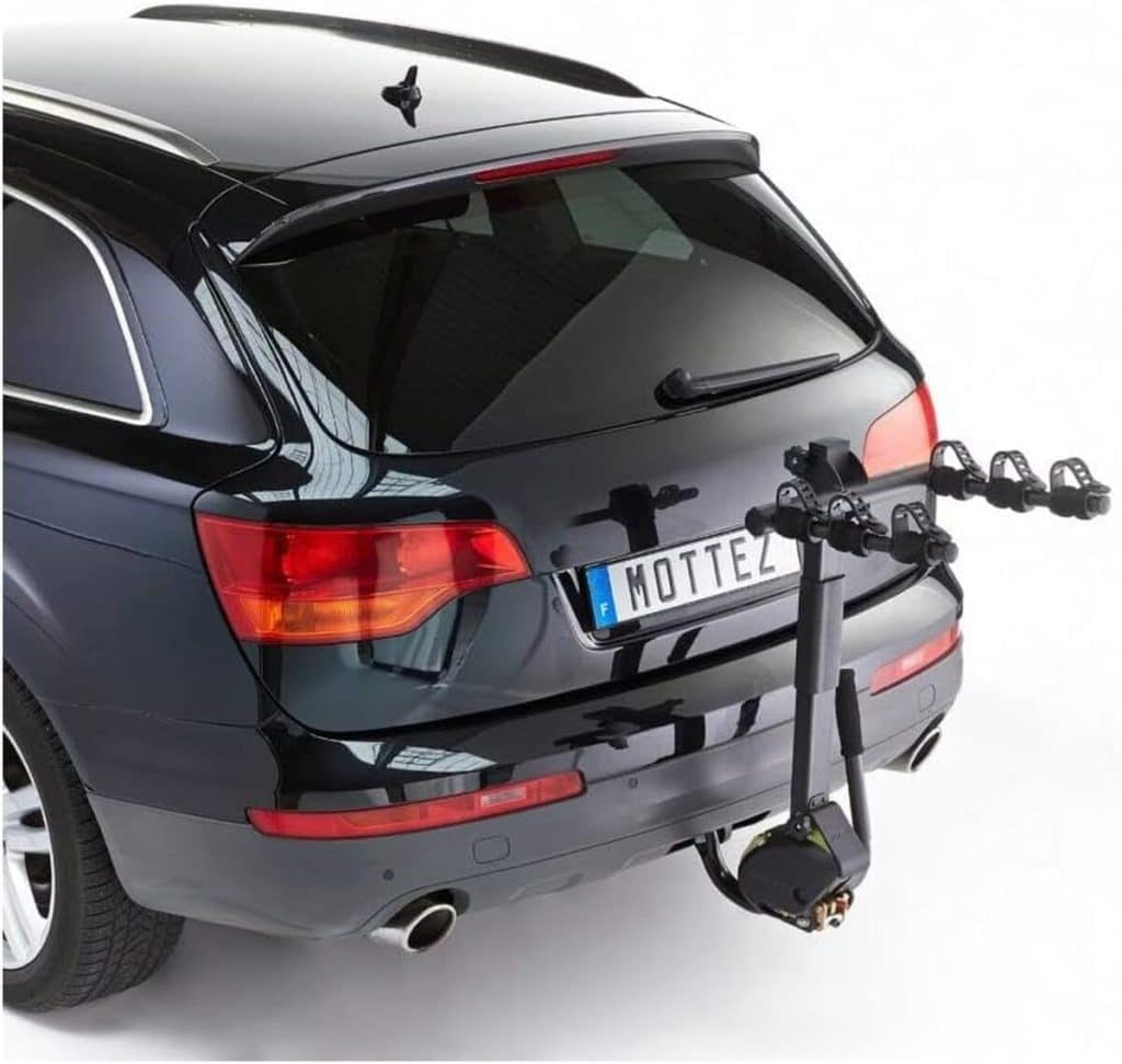 Test du porte-vélos rabattable Mottez 3 vélos noir