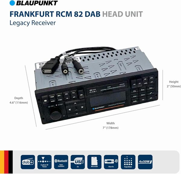 Blaupunkt Frankfurt RCM 82 Dab Noir