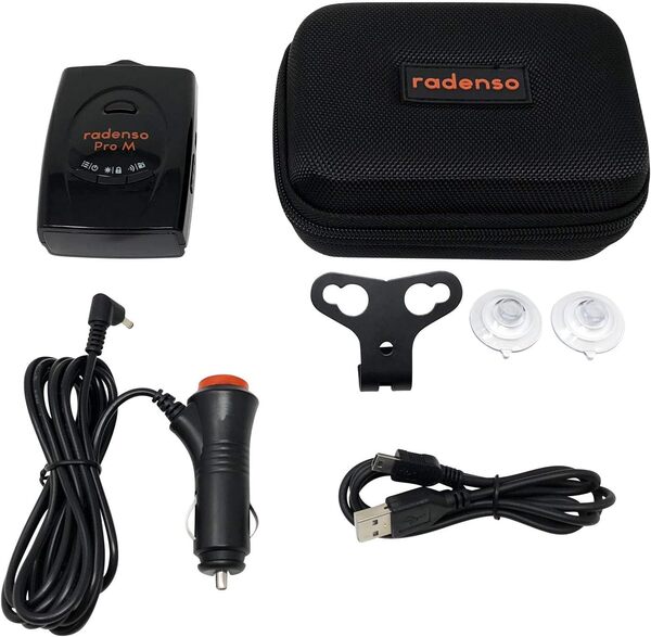 Radenso Détecteur de radar Pro M avec moins de fausses alertes, petite taille, support technique américain, verrouillage GPS