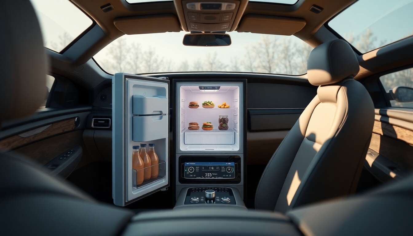 Caract&eacute;ristiques avanc&eacute;es et options intelligentes des r&eacute;frig&eacute;rateurs de voiture