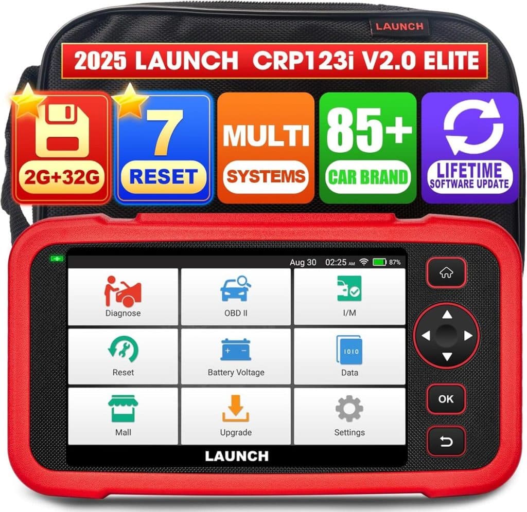 Test de la valise diagnostic automobile Launch CRP123i 2.0 : performance multimarque
