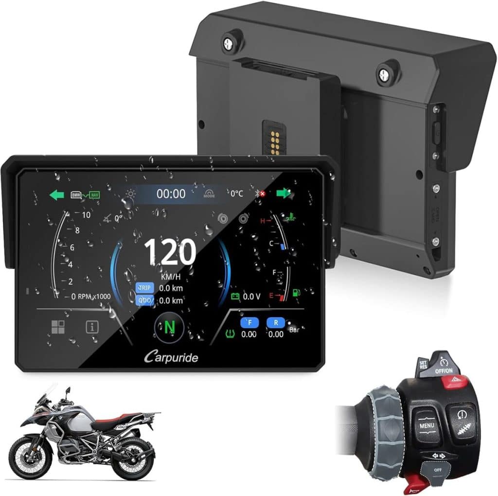 Test du carpuride w502bs : navigation GPS ultime pour moto BMW