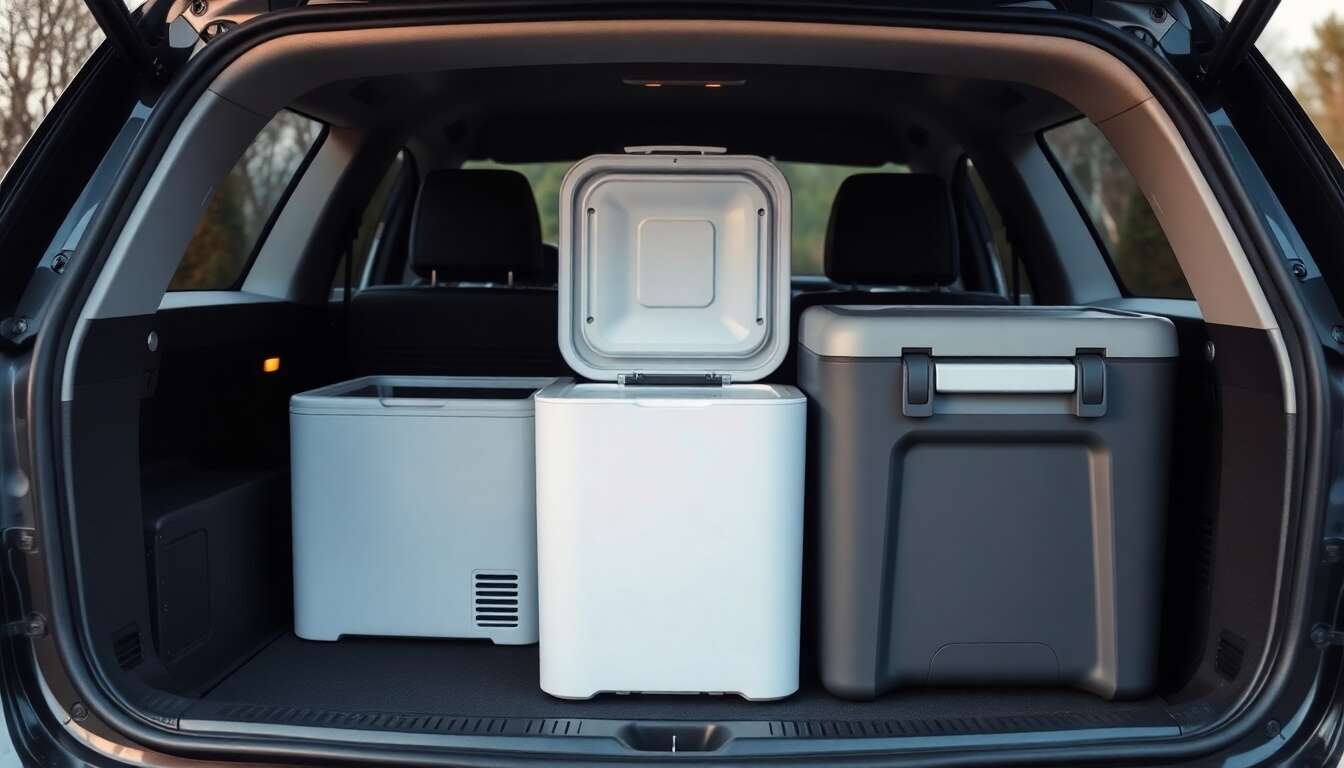 Comparaison entre glaci&egrave;res &eacute;lectriques et r&eacute;frig&eacute;rateurs auto