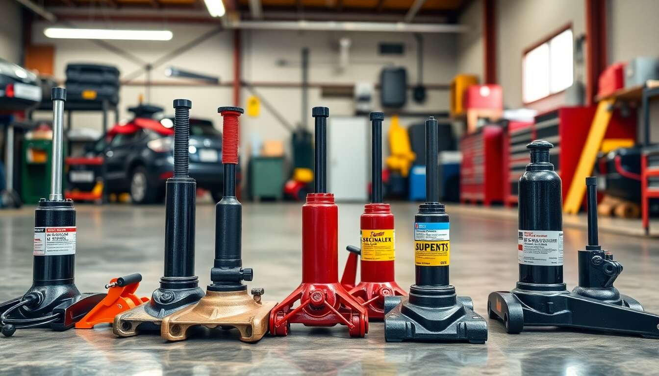 Les diff&eacute;rents types de crics pour voiture