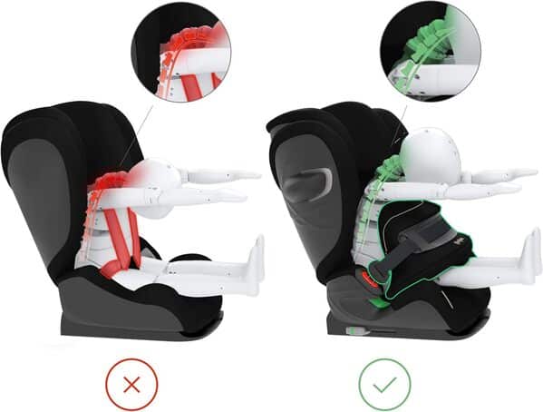 CYBEX Gold Siège Auto Pallas G i-Size, 76 - 150 cm, De 15 Mois à 12 ans Environ (9 à 50 Kg Environ), Moon Black