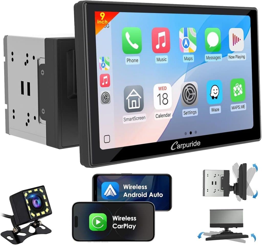 Test : autoradio Carpuride YT09S avec CarPlay et Android Auto sans fil